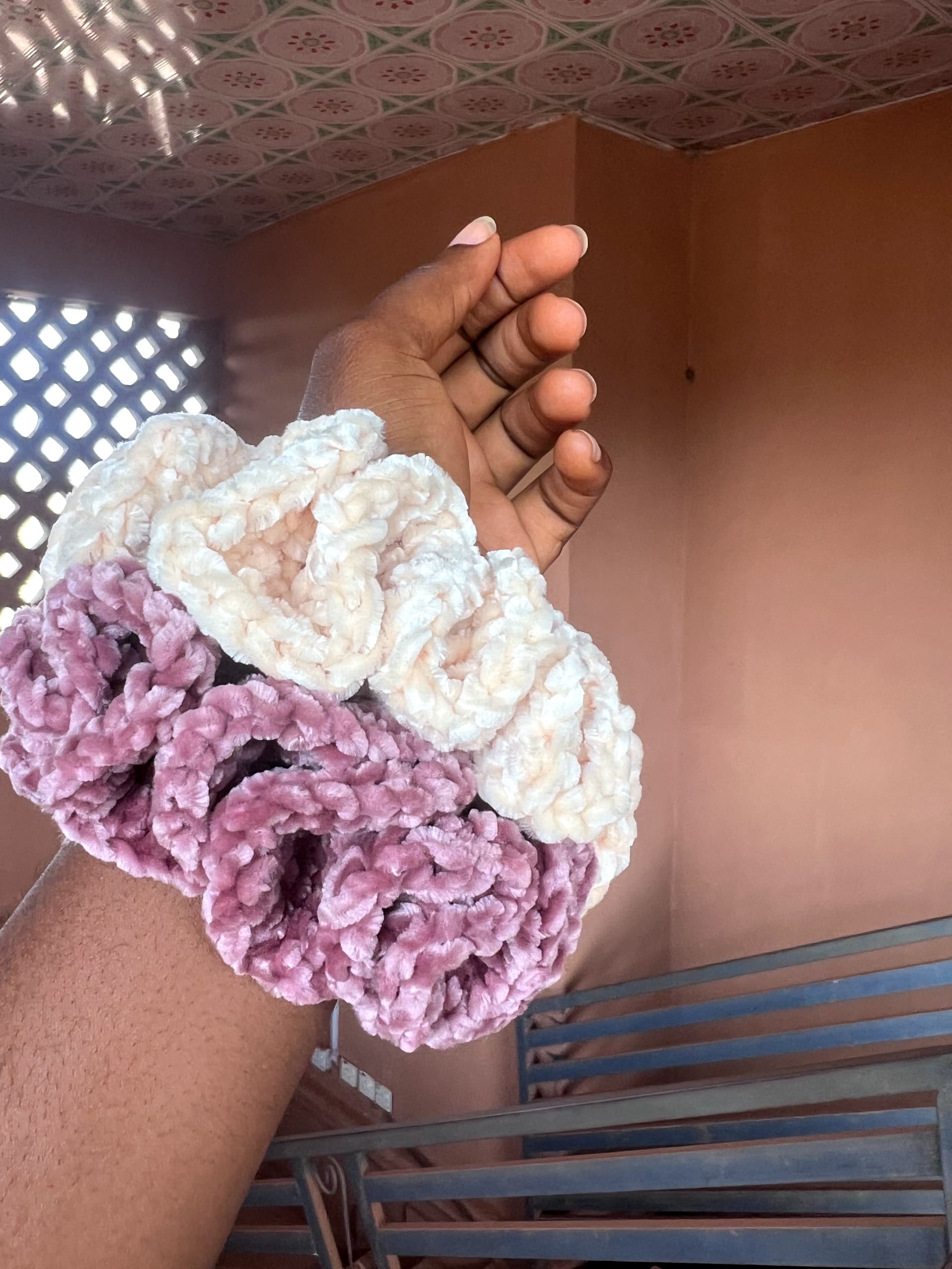 Velvet scrunchie set